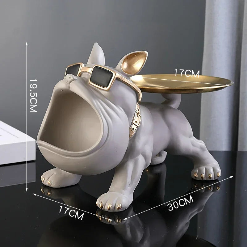 Boîte de Rangement Figurine Bouledogue