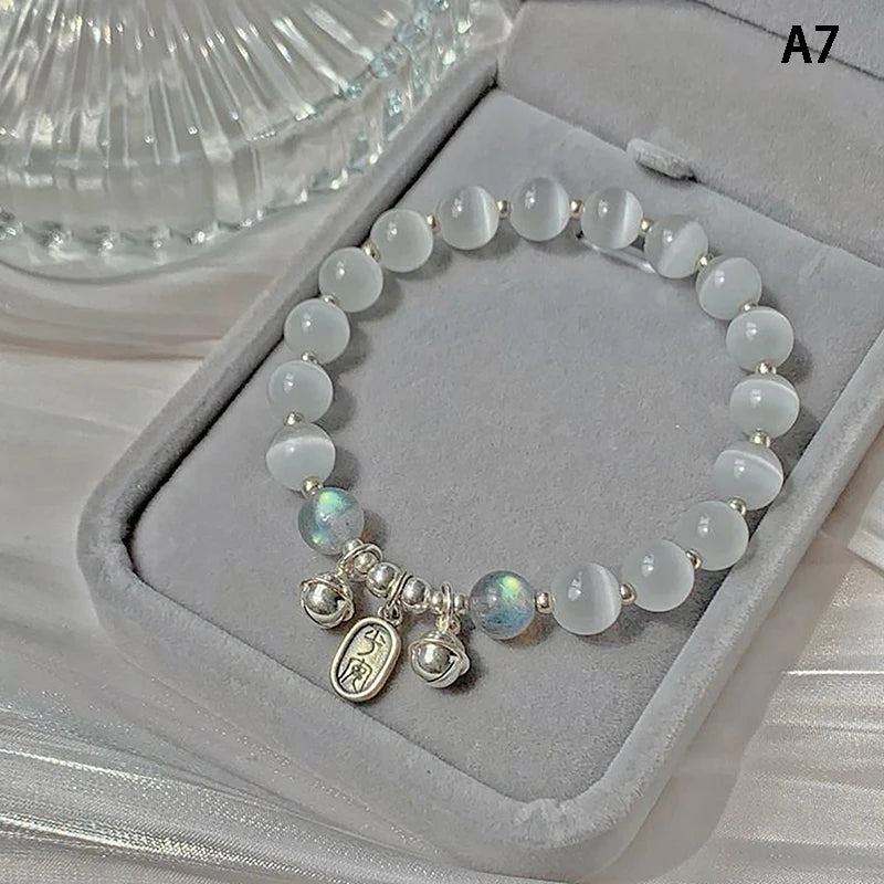 Bracelet Original en Opale Bleu de Mer