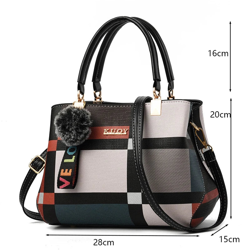 Sac à Bandoulière en Cuir PU pour Femmes