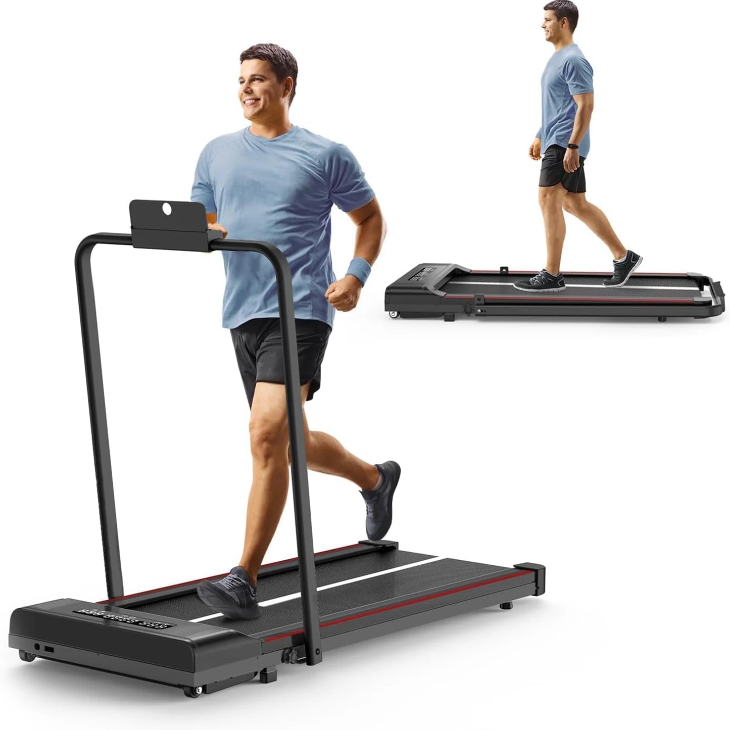 Bigzzia Tapis de Course Pliable pour la Maison
