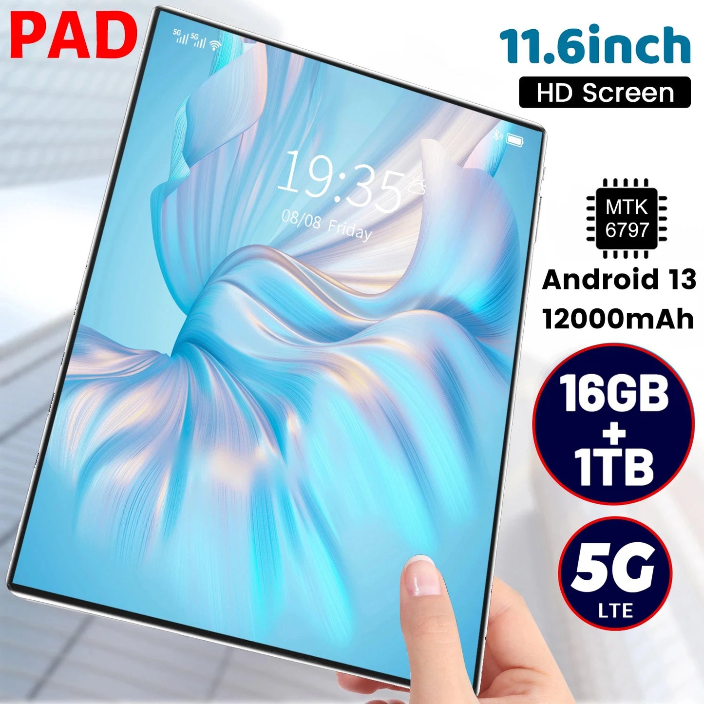 Tablette Pad5 11.6" - Android 13