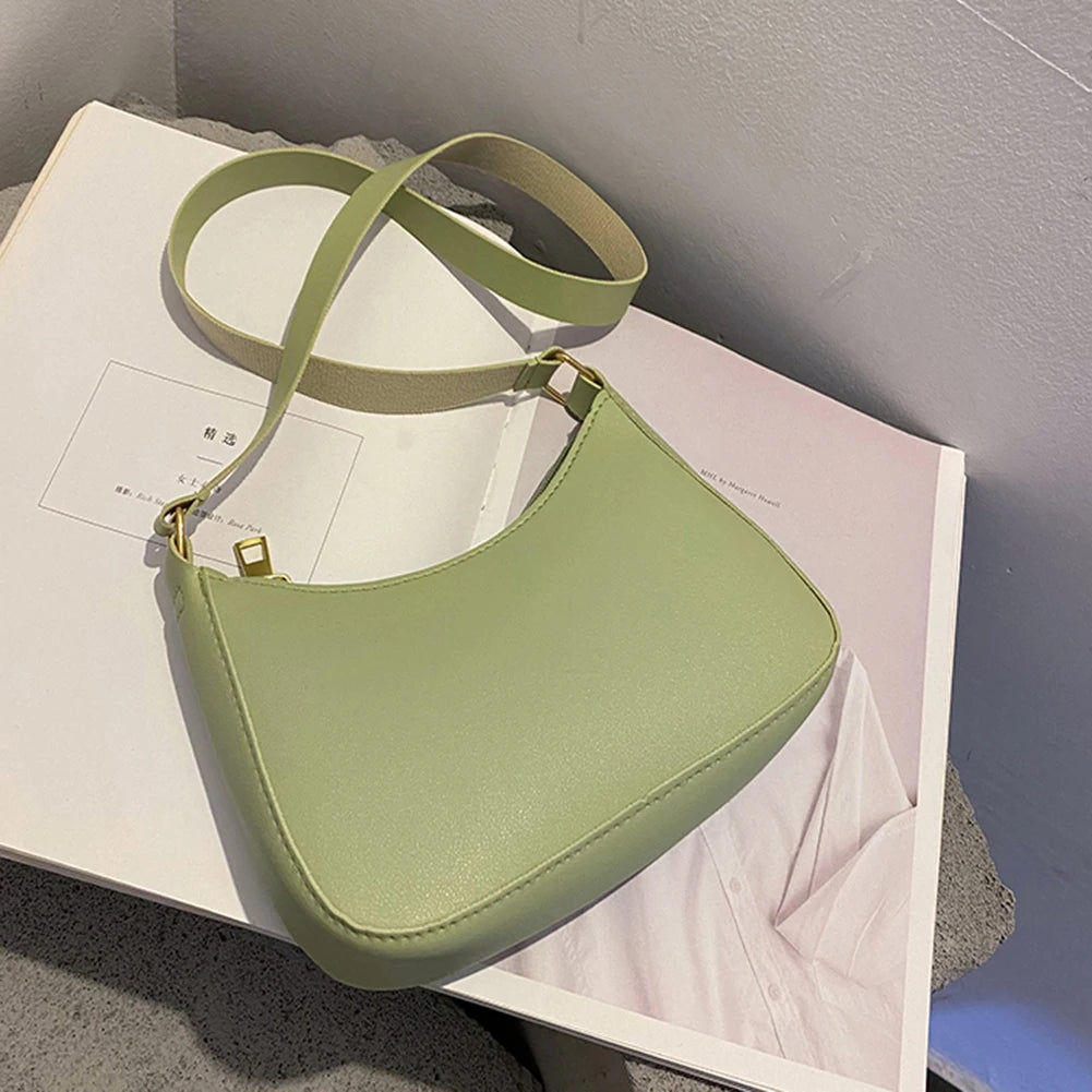 Sac à Main Rétro en Cuir PU pour Femmes