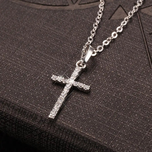 Pendentif Croix en Cristal