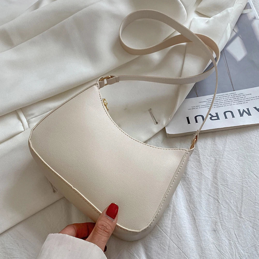 Sac à Main Rétro en Cuir PU pour Femmes
