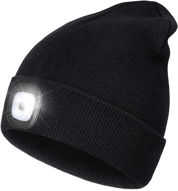 Bonnets Tricotés avec Éclairage LED