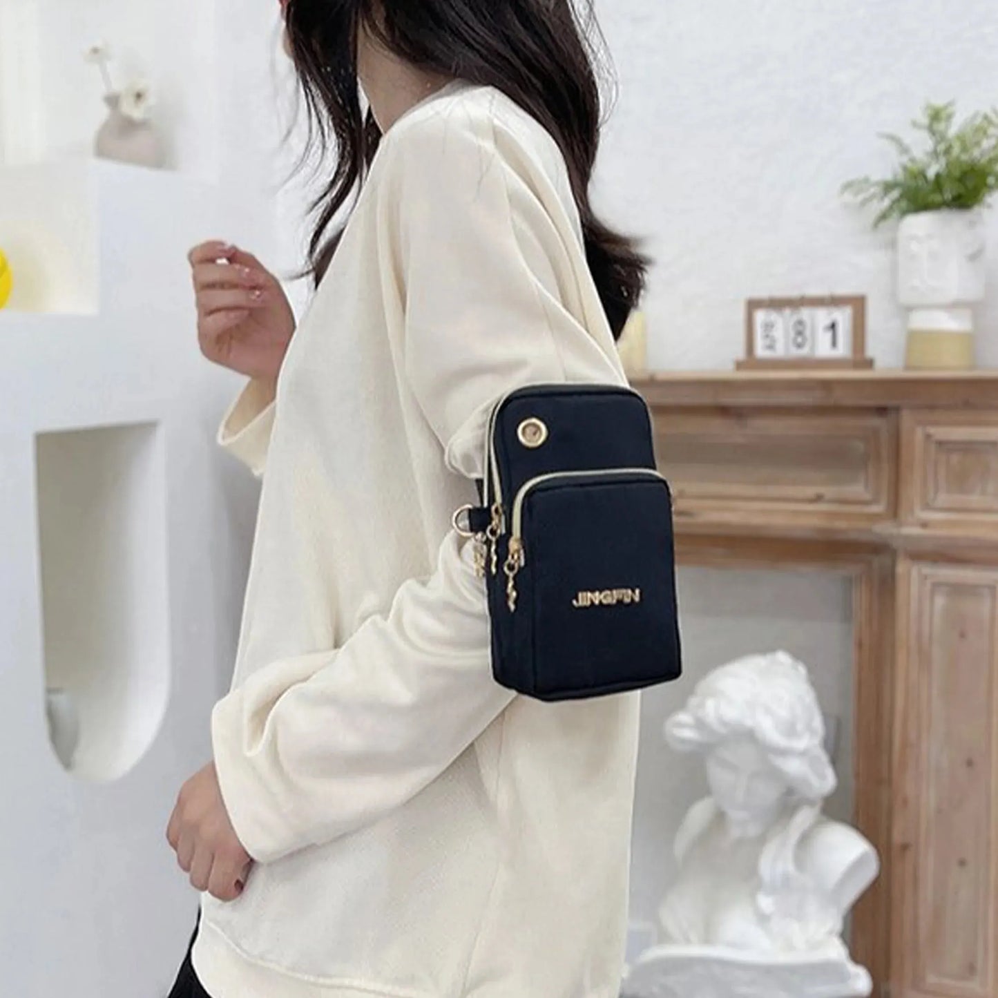 Mini Sac à Bandoulière pour Téléphone Portable