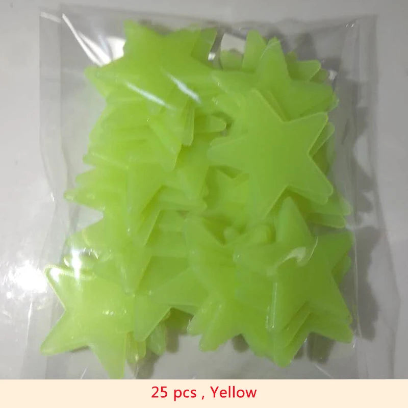 Autocollants muraux étoiles fluorescents en PVC