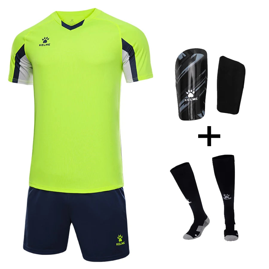 KELME Kit de Football Personnalisé - Maillot et Short pour Hommes et Enfants