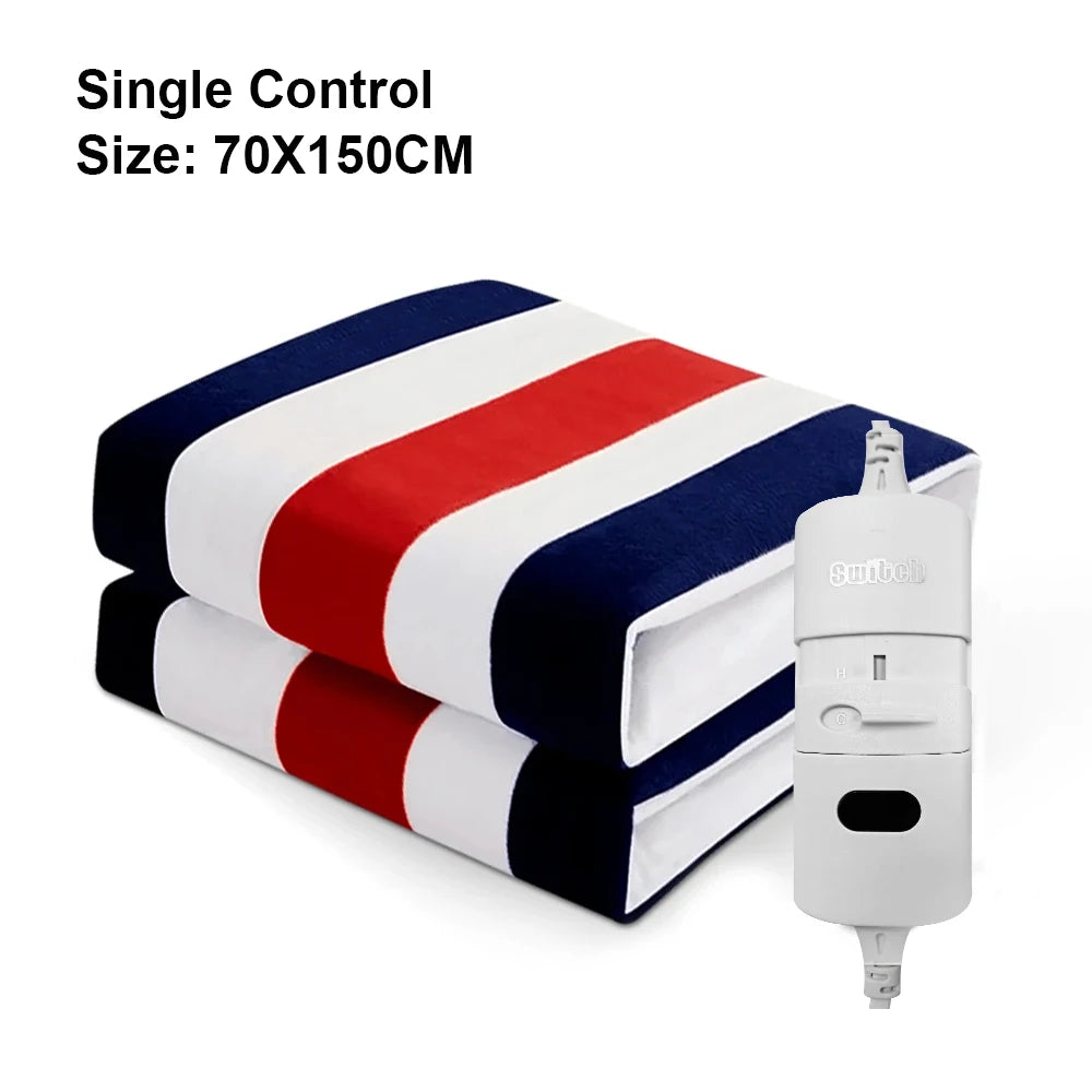 Couverture électrique avec thermostat automatique et matelas thermique