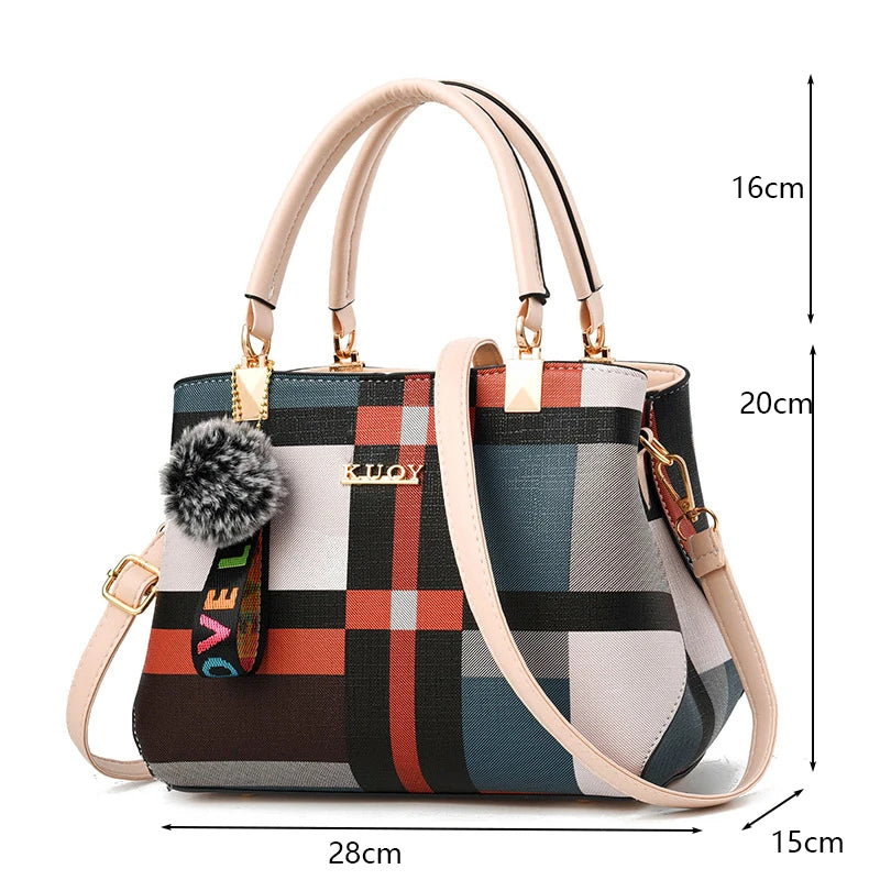 Sac à Bandoulière en Cuir PU pour Femmes