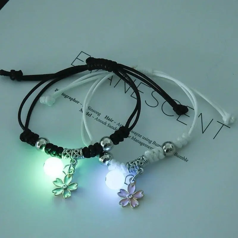 Bracelets Lumineux en Perles pour Couples