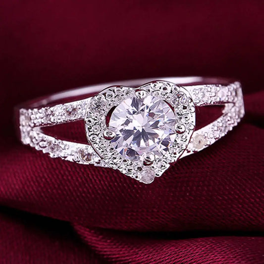 Bague de Mariage en Argent Sterling 925