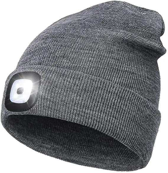 Bonnets Tricotés avec Éclairage LED