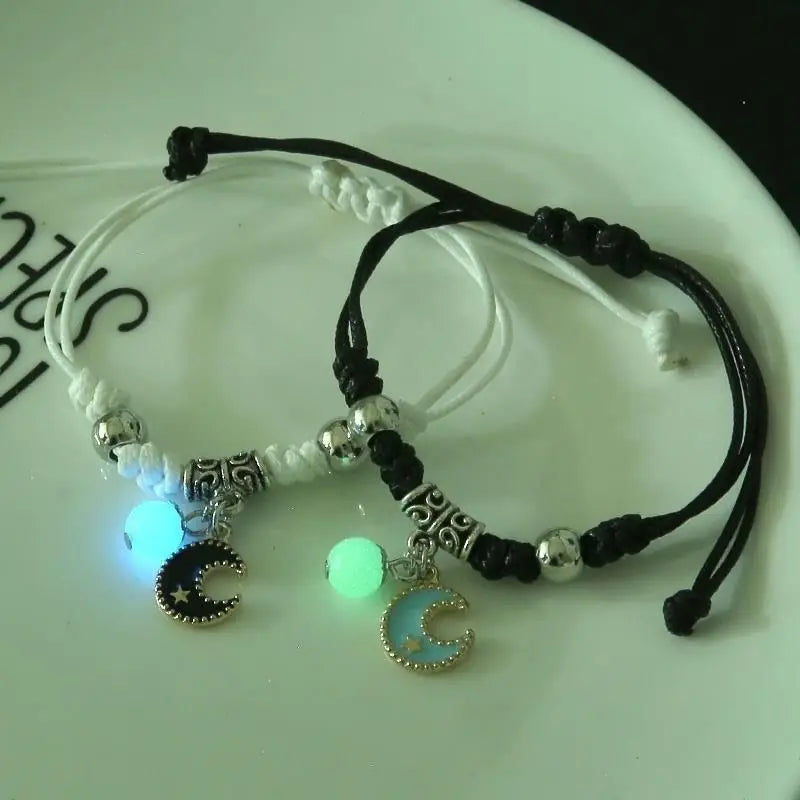 Bracelets Lumineux en Perles pour Couples