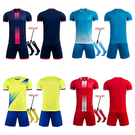 Maillot de Football Personnalisé - Kit Complet pour Adultes et Enfants
