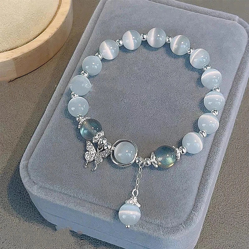 Bracelet Original en Opale Bleu de Mer