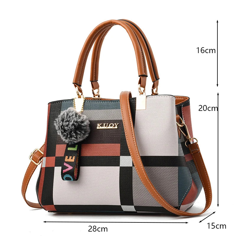 Sac à Bandoulière en Cuir PU pour Femmes