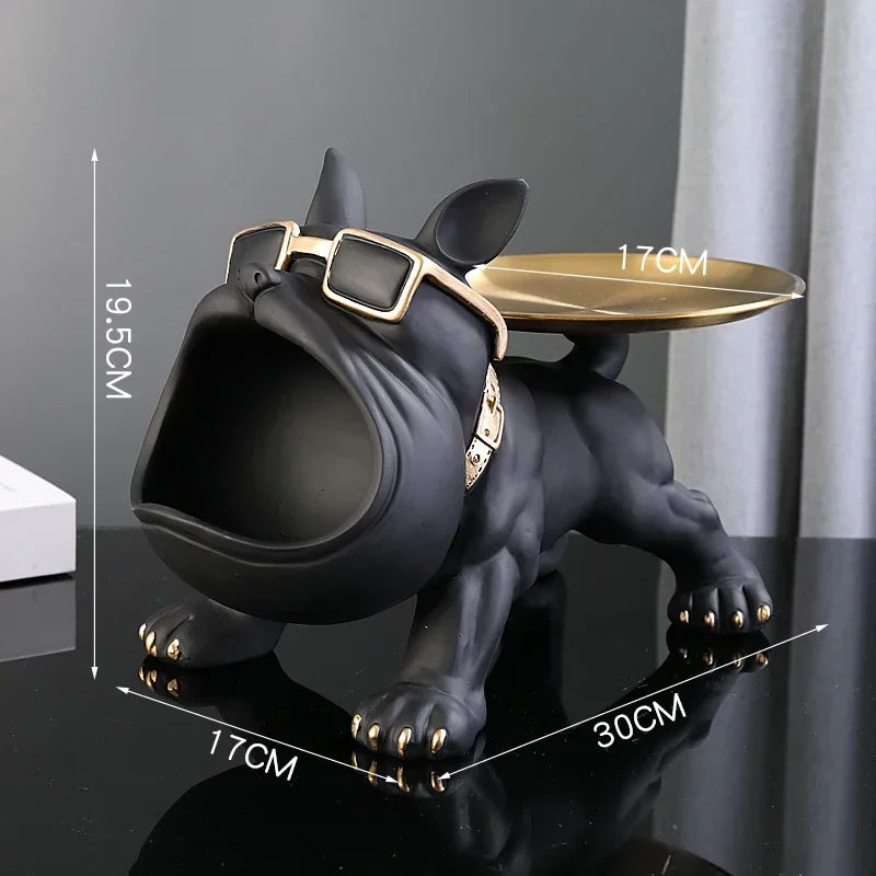 Boîte de Rangement Figurine Bouledogue