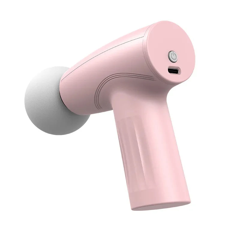Mini Fascia Gun Pink, un pistolet de massage compact et élégant