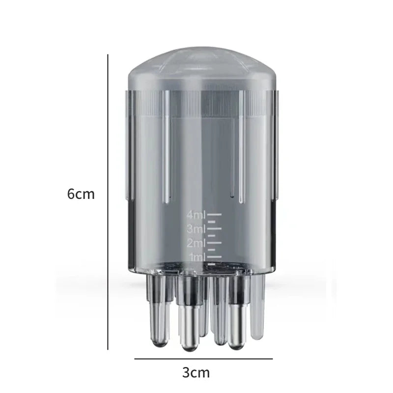 Applicateur de Cuir Chevelu et Peigne Liquide