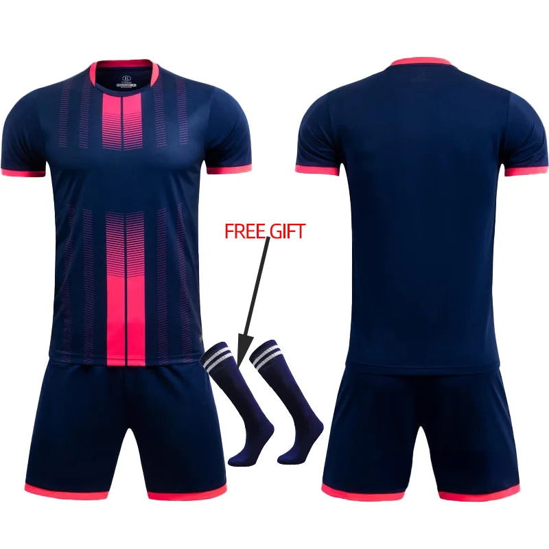 Maillot de Football Personnalisé - Kit Complet pour Adultes et Enfants