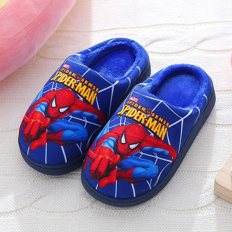 Pantoufles en coton Spider-Man pour enfants