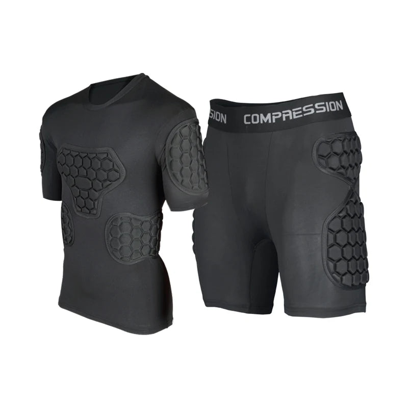 Uniforme de Gardien de But Professionnel avec Protection Épaissie - Manches Longues