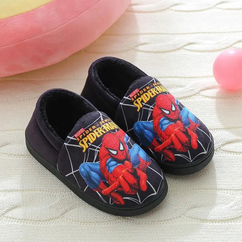 Pantoufles en coton Spider-Man pour enfants