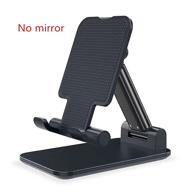 Support de Bureau Pliable en Métal pour Téléphone et Tablette