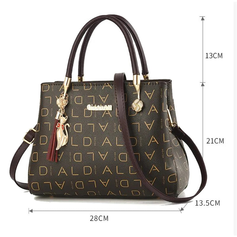 Sac à Bandoulière en Cuir PU pour Femmes