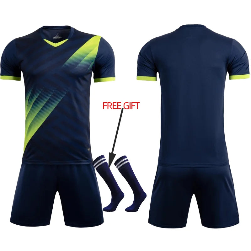 Maillot de Football Personnalisé - Kit Complet pour Adultes et Enfants