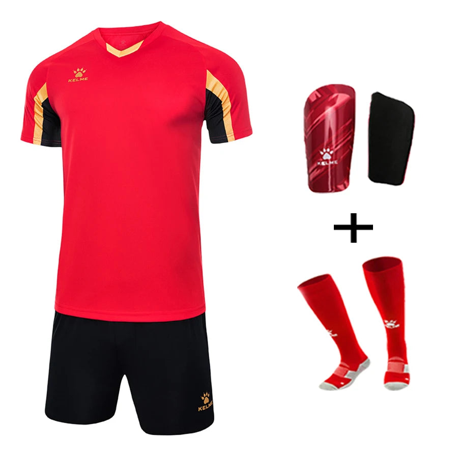 KELME Kit de Football Personnalisé - Maillot et Short pour Hommes et Enfants