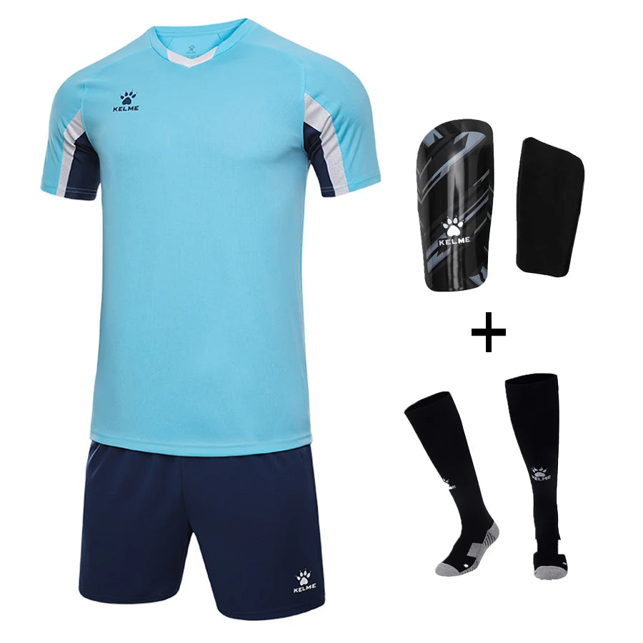 KELME Kit de Football Personnalisé - Maillot et Short pour Hommes et Enfants