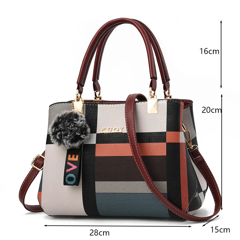 Sac à Bandoulière en Cuir PU pour Femmes