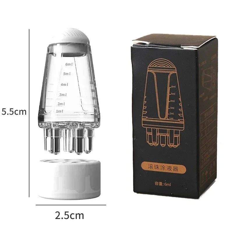 Applicateur de Cuir Chevelu et Peigne Liquide