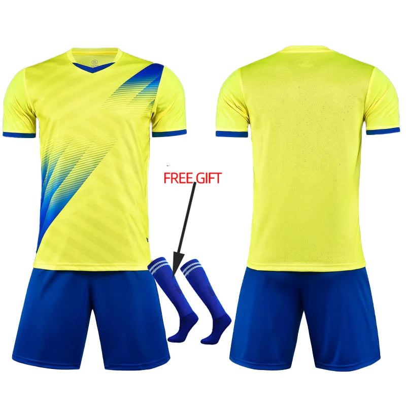 Maillot de Football Personnalisé - Kit Complet pour Adultes et Enfants