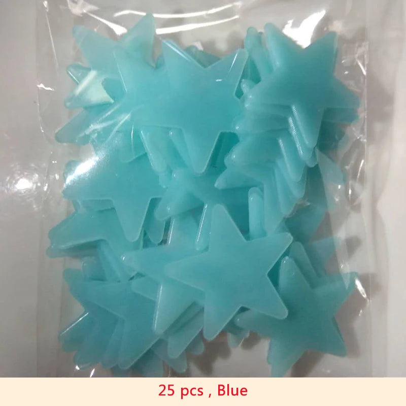 Autocollants muraux étoiles fluorescents en PVC