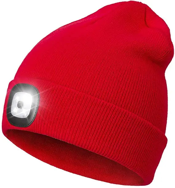 Bonnets Tricotés avec Éclairage LED