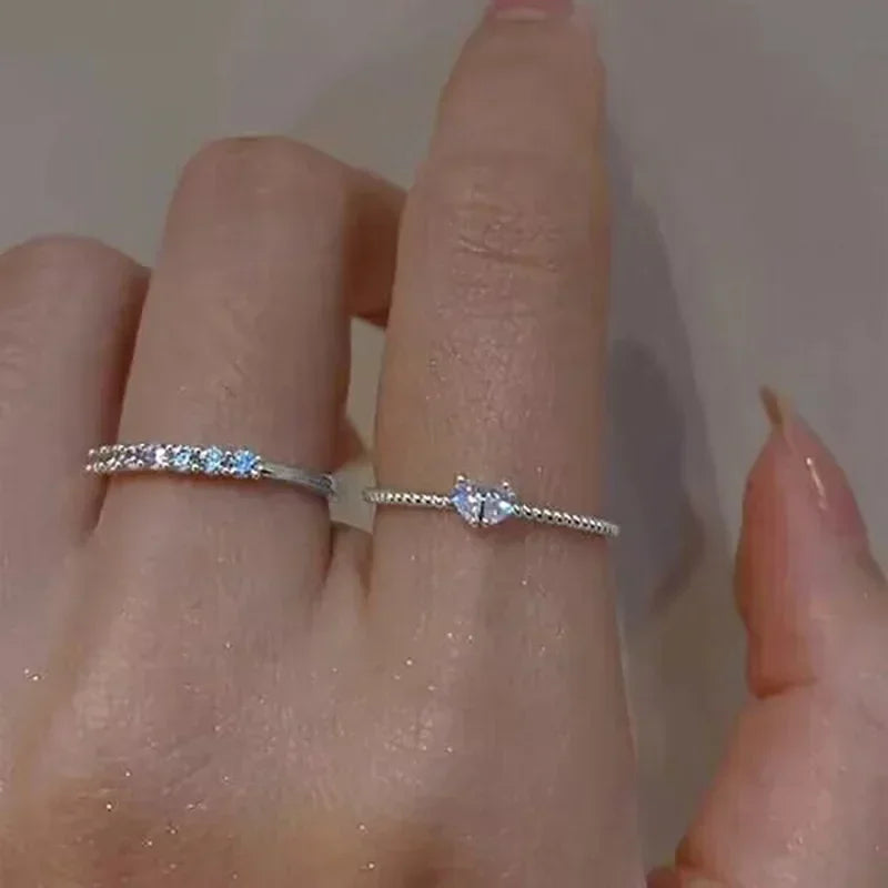 Bagues de Luxe en Zircone Cubique pour Femmes