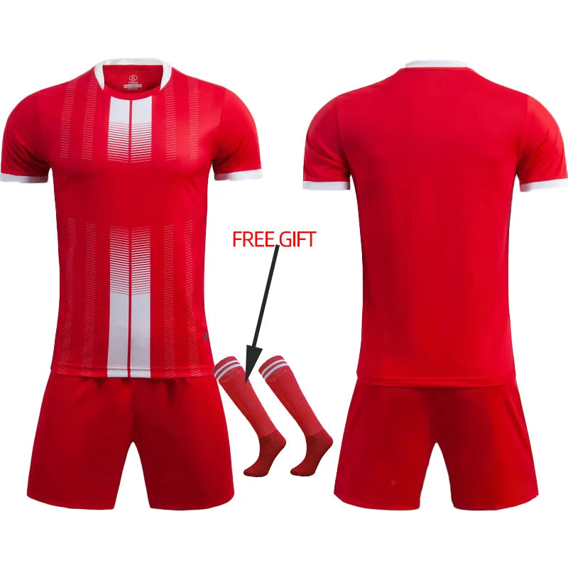 Maillot de Football Personnalisé - Kit Complet pour Adultes et Enfants