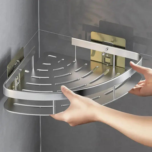 Étagère de salle de bain en alliage d'aluminium