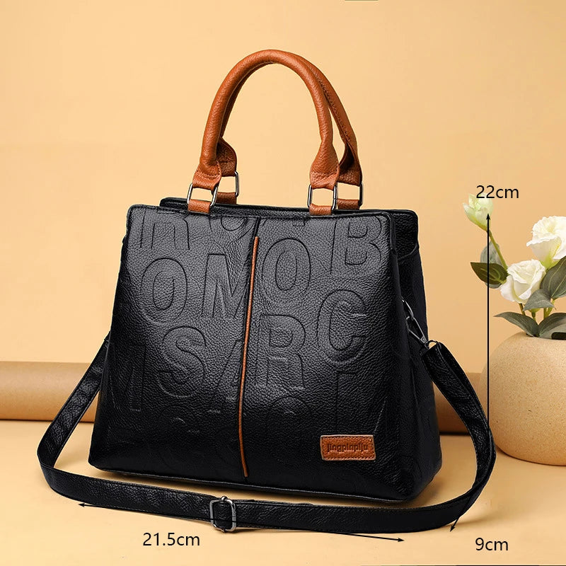 Sac à Bandoulière en Cuir PU pour Femmes