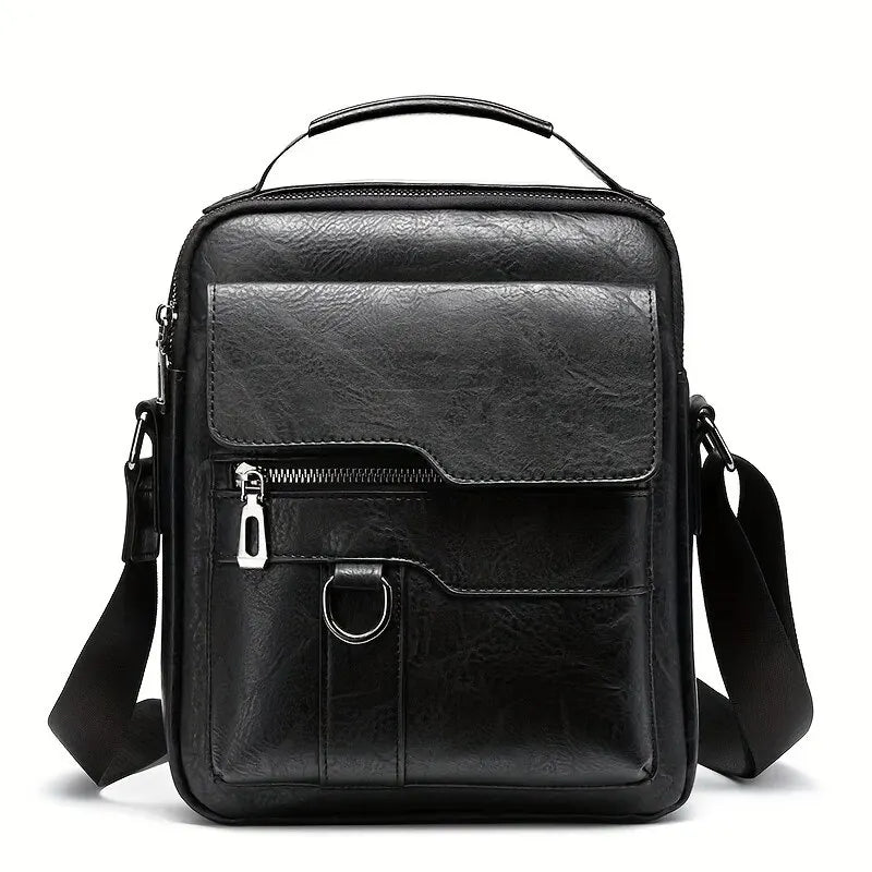 Sac à Bandoulière pour Hommes en Cuir PU
