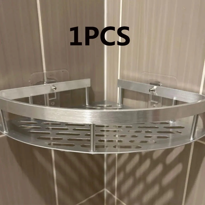 Étagère de salle de bain en alliage d'aluminium