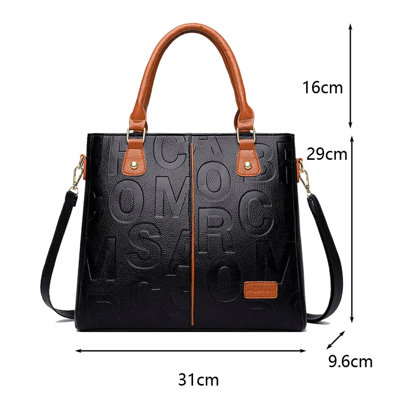 Sac à Bandoulière en Cuir PU pour Femmes