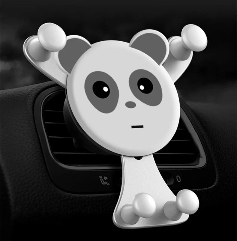 Support Téléphone Voiture à Gravité - Fixation sur Aération