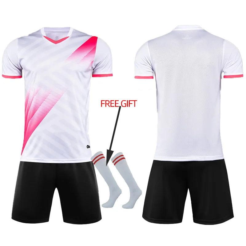 Maillot de Football Personnalisé - Kit Complet pour Adultes et Enfants