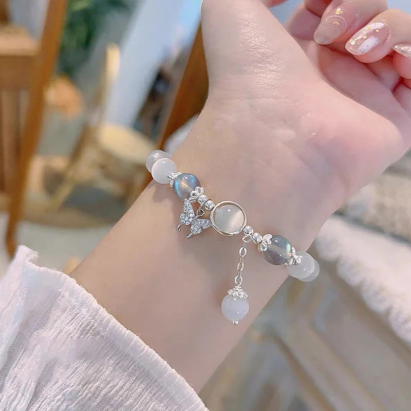 Bracelet Original en Opale Bleu de Mer