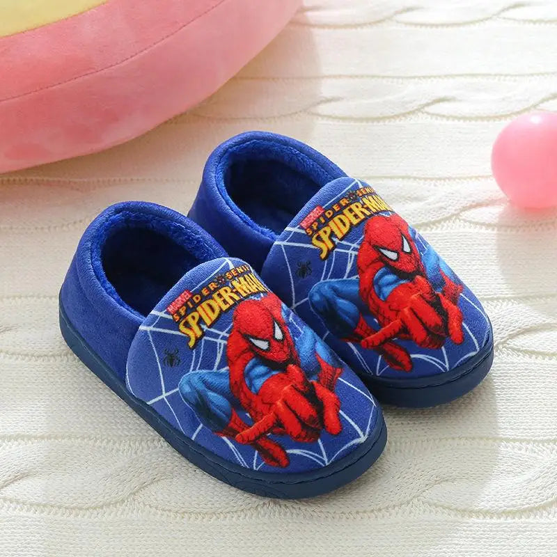 Pantoufles en coton Spider-Man pour enfants