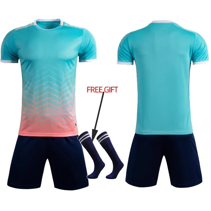 Maillot de Football Personnalisé - Kit Complet pour Adultes et Enfants